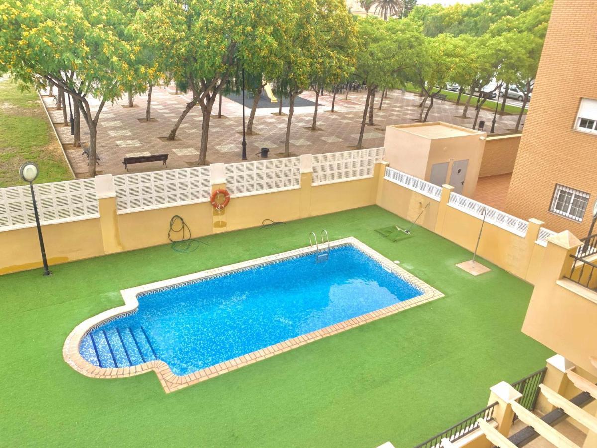 Casa Tino 500M Playa Terraza Garaje Piscina Apartment Aguadulce  Exterior photo